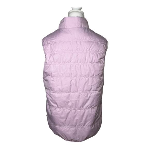 Athleta Girl So Toasty Reversible Sherpa Vest Warm Fuzzy Size XL/14 EUC Purple - Picture 4 of 12